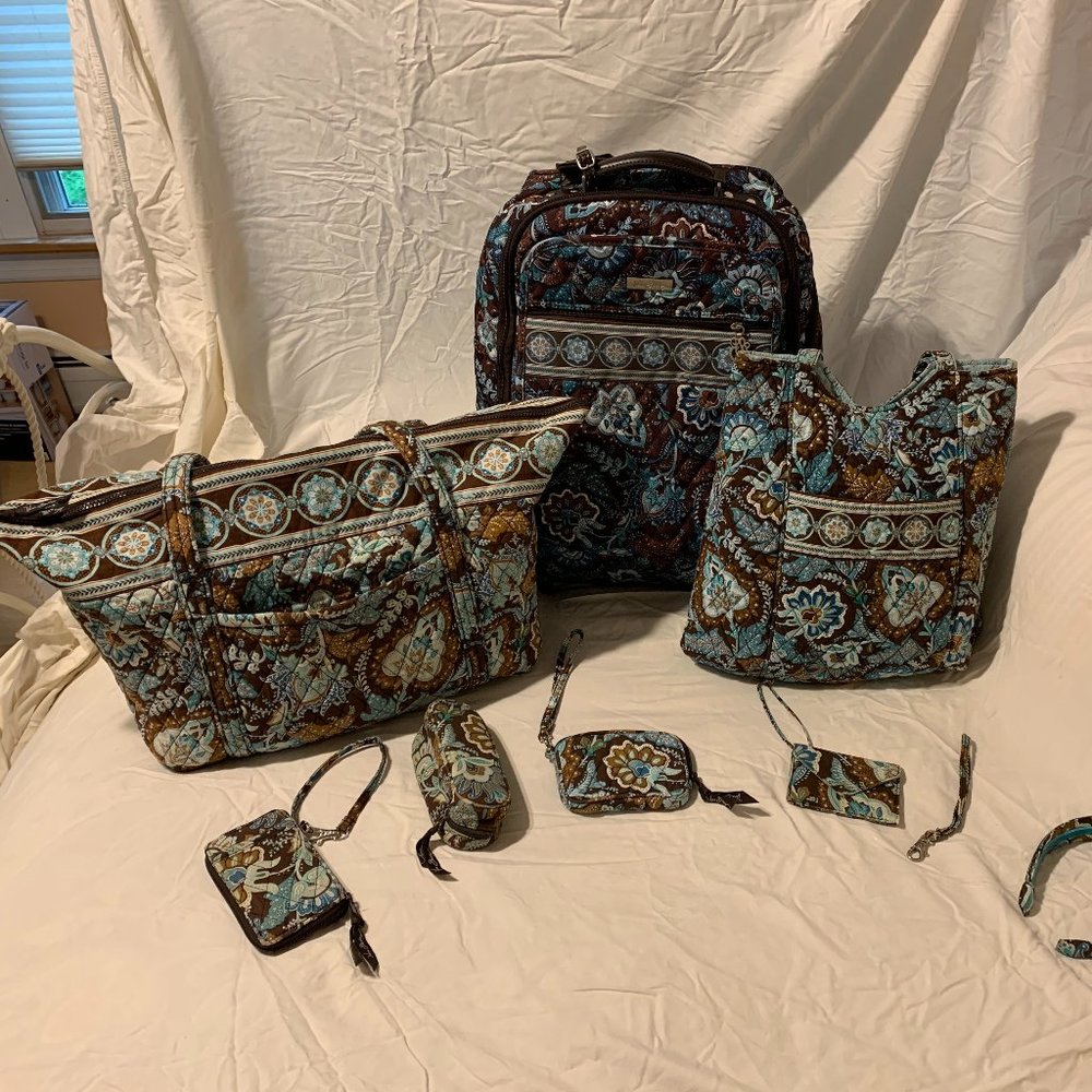 8 Piece Vera Bradly Collection in Java Blue